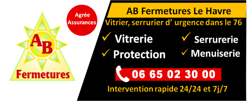 Site web AB Fermetures Le Havre - Vitrier, serrurier au Havre 76600 - 62, rue du Quartier Neuf 76620 Le Havre